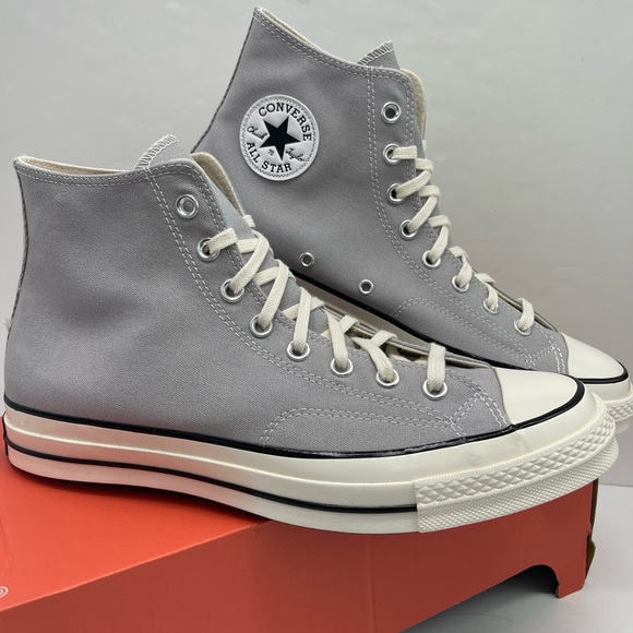 Converse Men’s A08615F CHUCK 70 HI
GREY AREA/EGRET Classic High-Tops Sneakers - Picture 7 of 16
